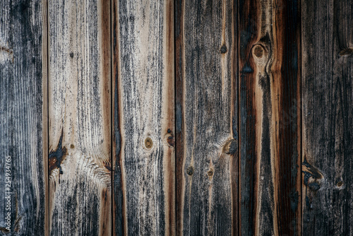 Old wooden background photo. Bleached wood