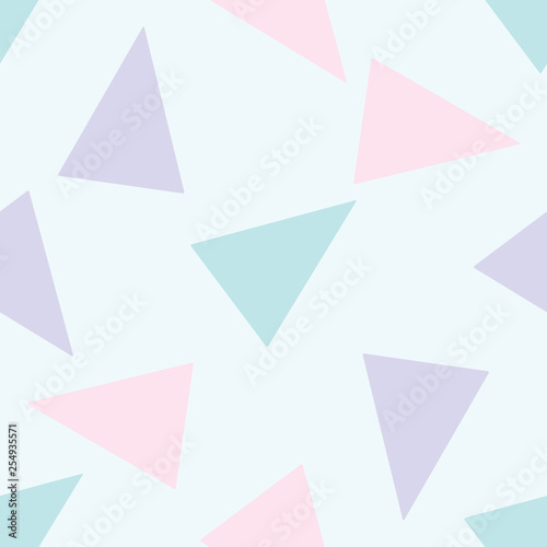 Seamless pattern with bright triangles.
