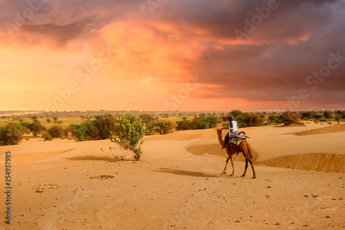Thar Desert in India, Rajasthan 