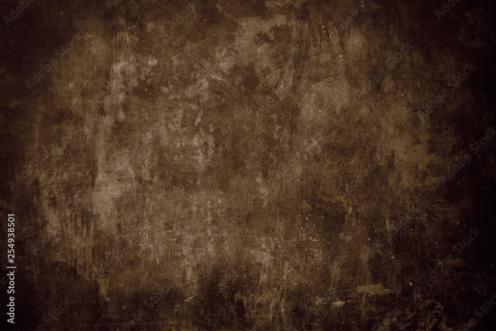 brown grungy wall background or texture