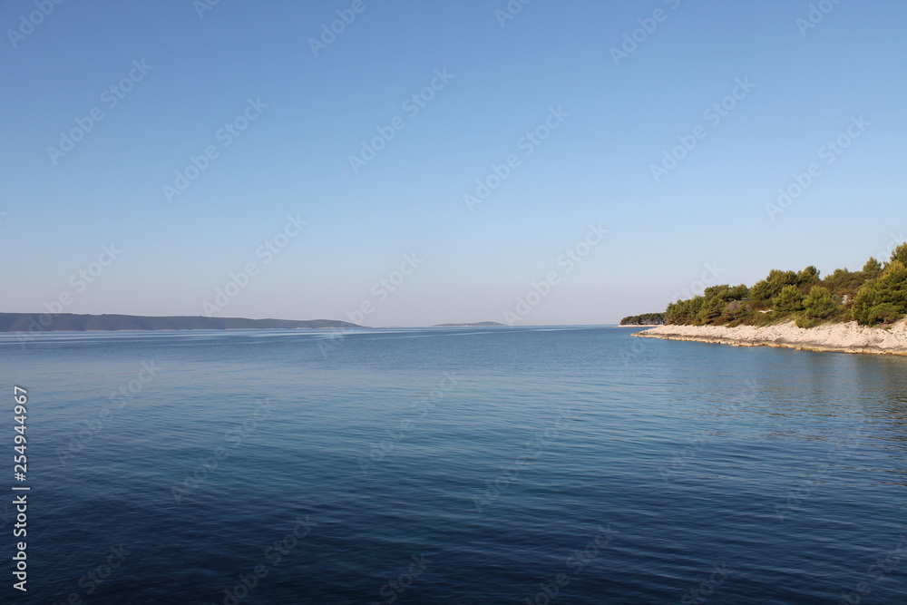 Early morning on the Croatian coast Early morning on the Croatian coast