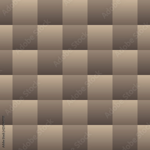 Natural Tone Gradient Checkered Basketweave Seamless Repeating Pattern Background Vector Illustration