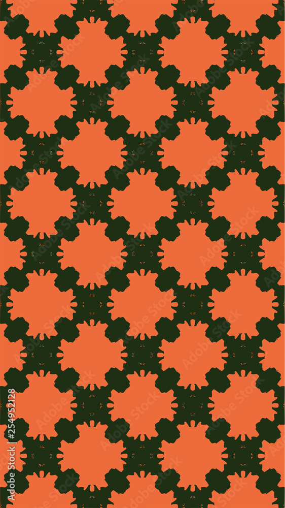 Ornate geometric pattern and two-tone abstract background Ornate geometric pattern and two-tone abstract background