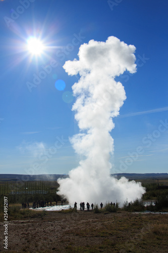 Iceland geyser Strokkur