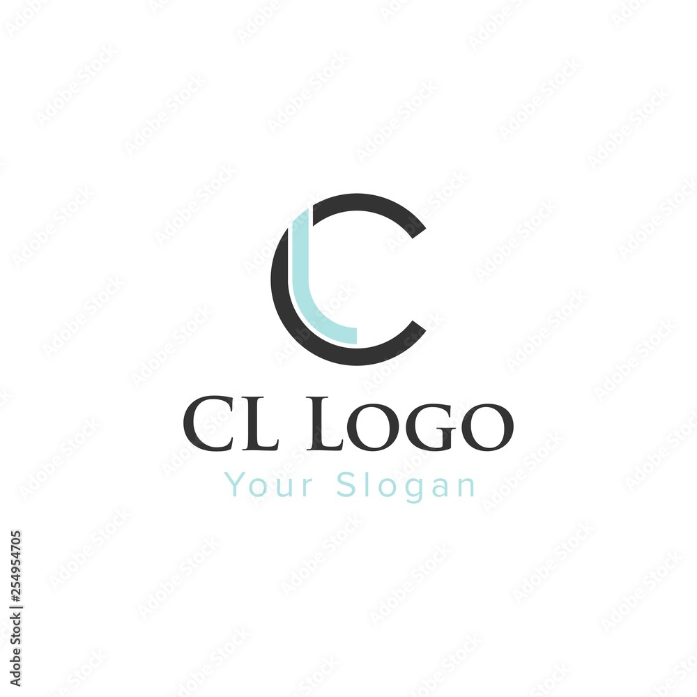 CL / C+L / C + L Monogram Logo Template CL / C+L / C + L Monogram Logo Template