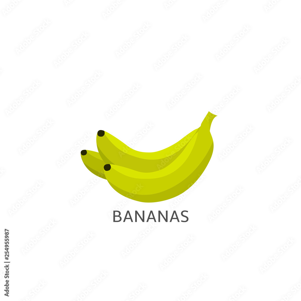 Yellow Banana Vector illustration