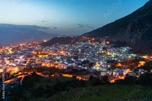 Chefchaouen Morocco Skyline at Night © James