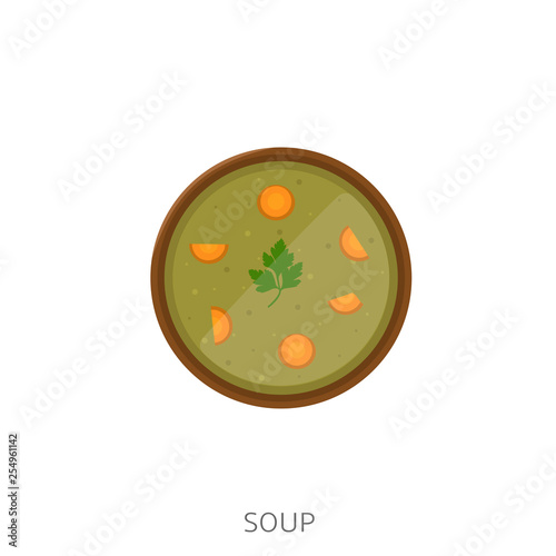 Soup vector illustration