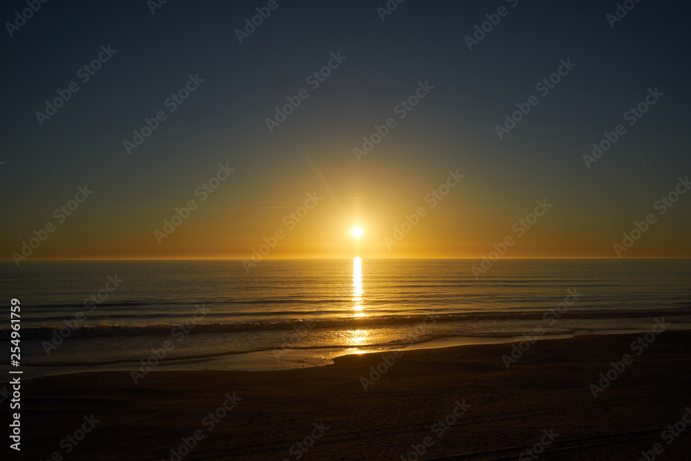 Sonnenuntergang am Strand