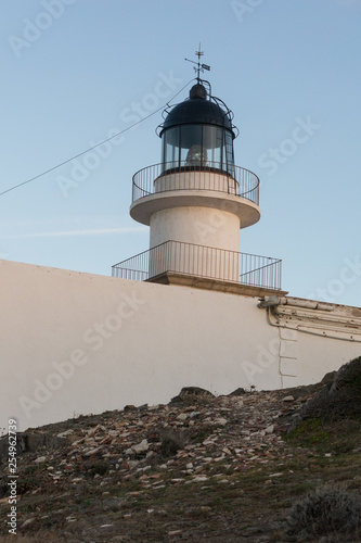 Lighthouse of the Cap de Creus Natural Park, the westernmost point of Spain, where the sun first rises.