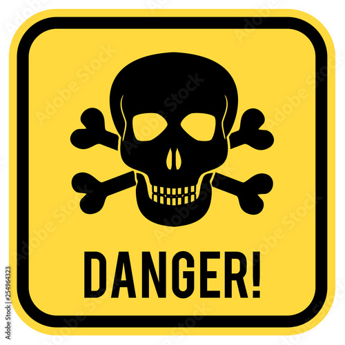 Danger skull