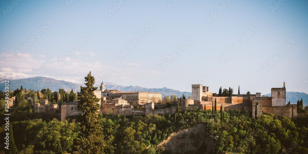 Monument Alhambra in Granada