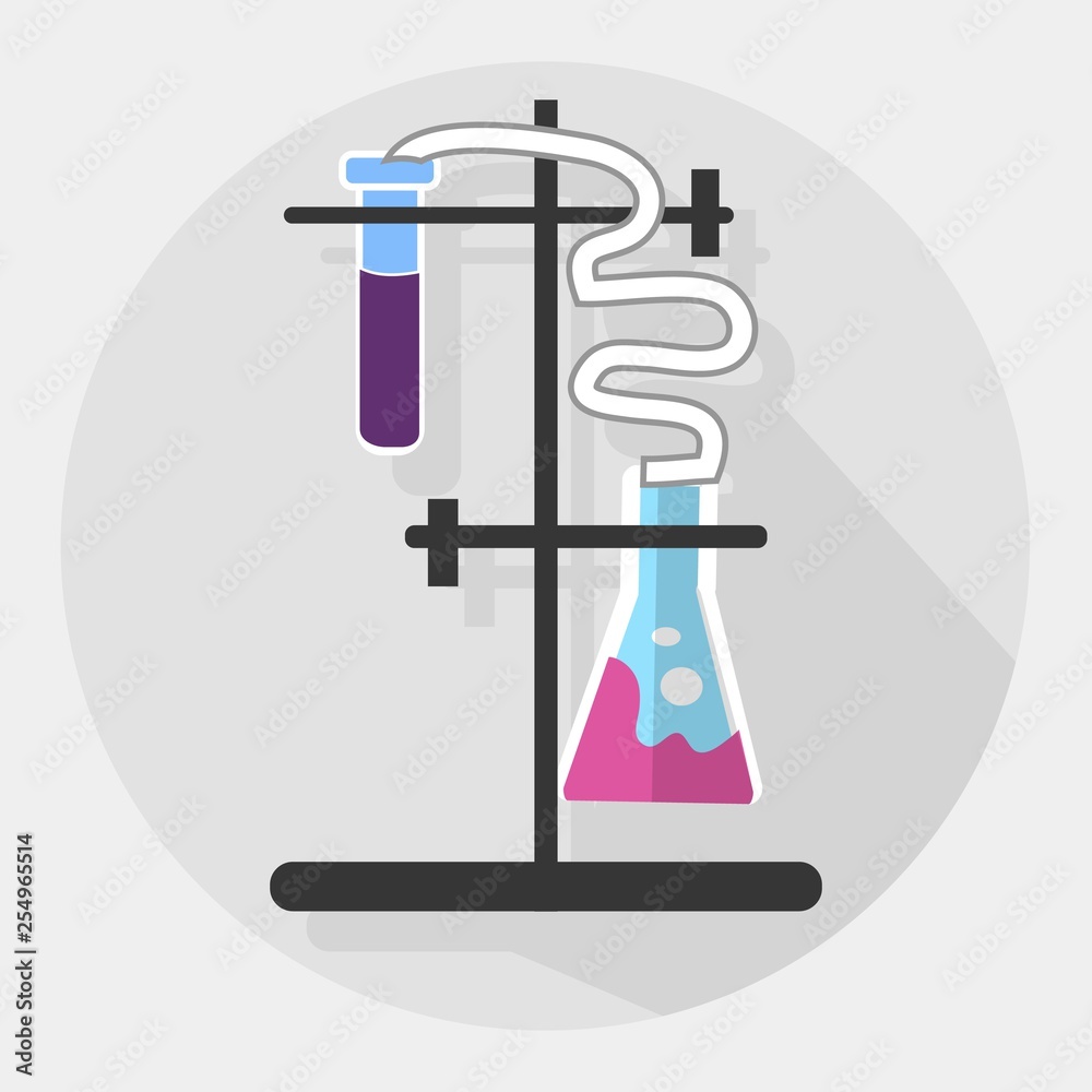 Vector Flat Illustration Scientific Experiments. Vector Flat Illustration Scientific Experiments.