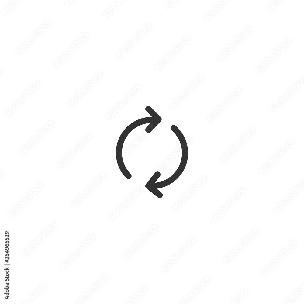 Fototapeta premium Update icon. Finle sync sign