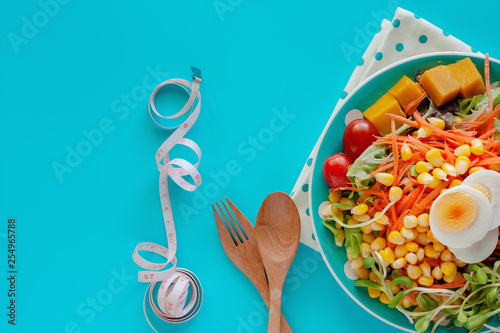 Fresh salad vegetable with ...