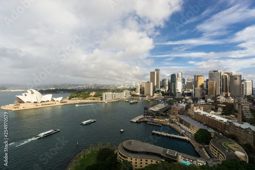 Sydney business district in Australia largest city