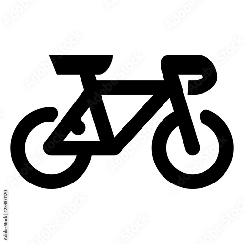Bike icon. Sport sign photo