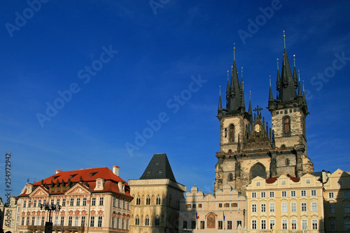 Church of Our Lady before Tyn  Old Town of Prague  Czech Republic