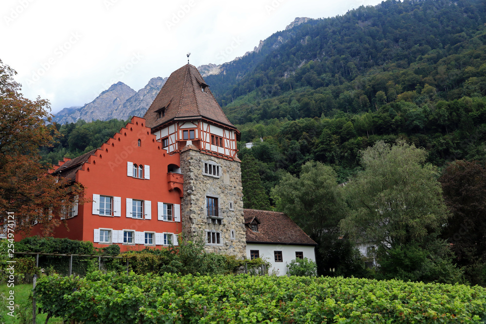 The Red House, Vaduz, Liechtenstein