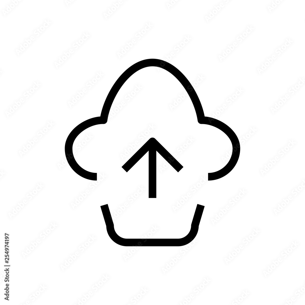 Cloud download and upload icon. Drag and drop sign Cloud download and upload icon. Drag and drop sign
