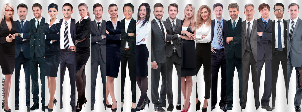 panoramic collage of groups of successful employees. panoramic collage of groups of successful employees.