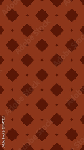 Ornate geometric pattern and two-tone abstract background