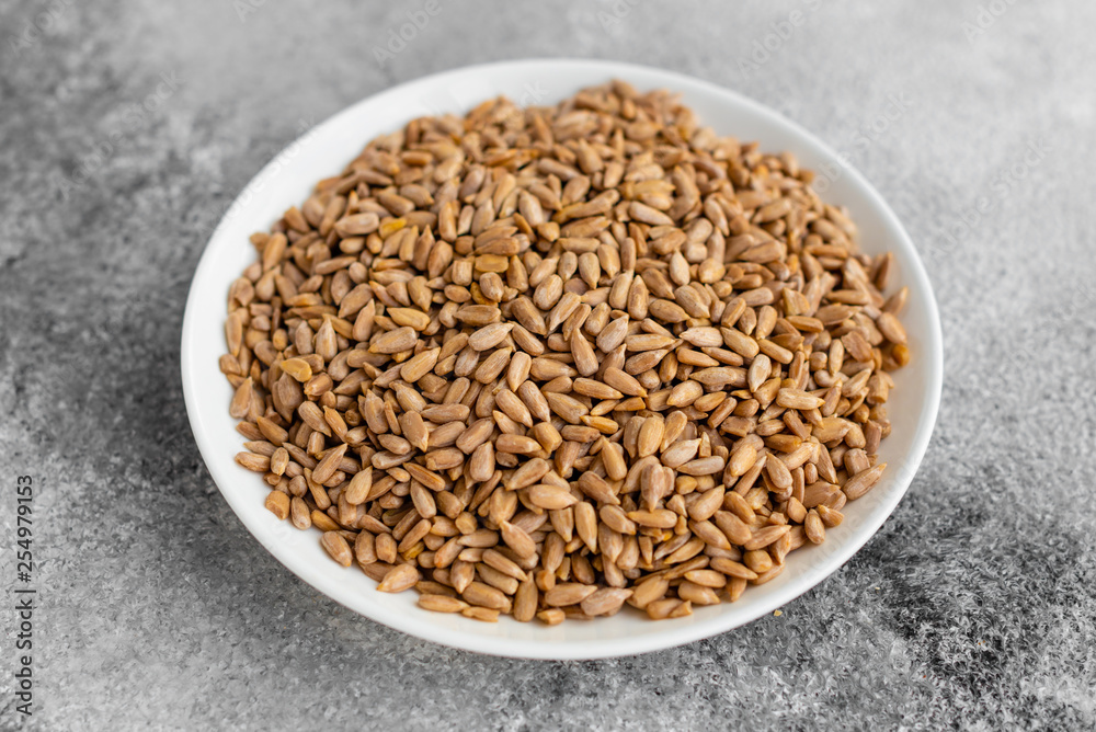 Sunflower seed close up. Breakfast, healthy food. It can be used as a background Sunflower seed close up. Breakfast, healthy food. It can be used as a background