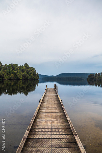 Wooden Dock on West Coast of South Island, New Zealand 2