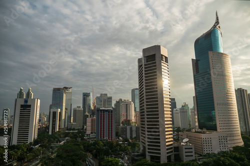 Skyscrapers in the Business District of Jakarta, Indonesia 3