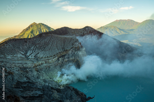 Kawah Ijen Volcano with Sulfuric Crater Lake, Java Island 7