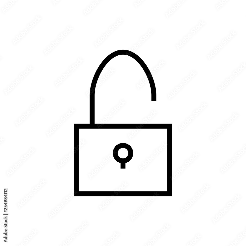 Lock icon. Security sign Lock icon. Security sign