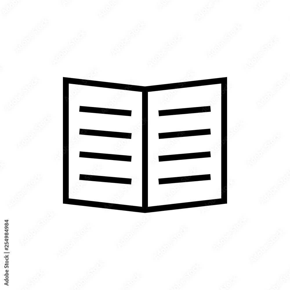Notebook icon. Study education sign Notebook icon. Study education sign
