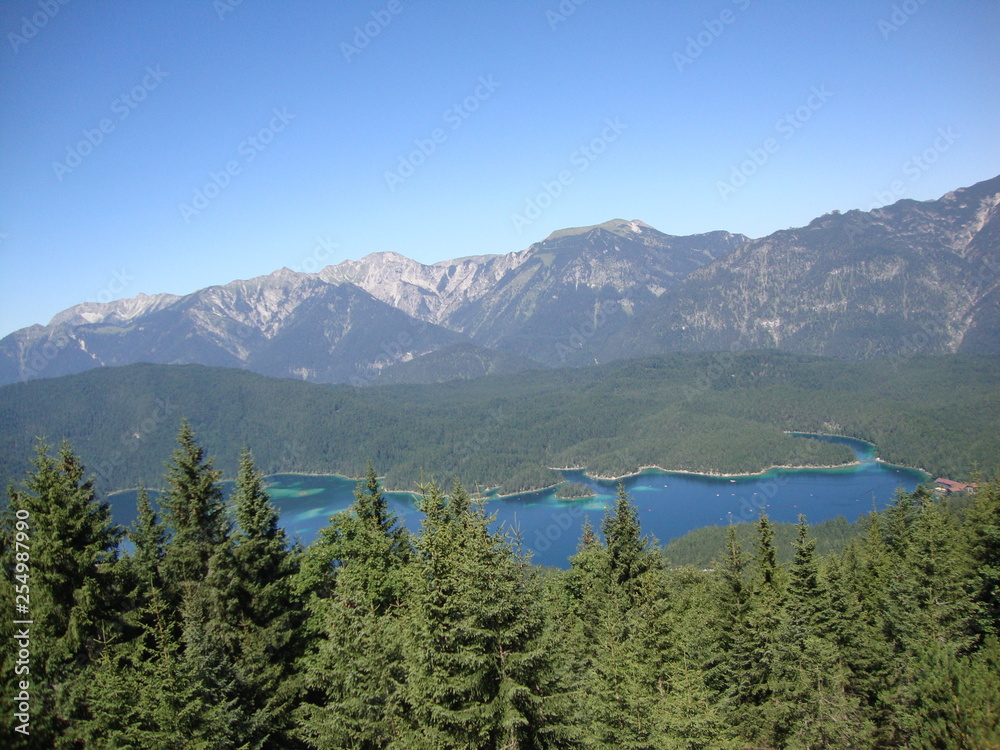 Lake Eibsee near Garmisch