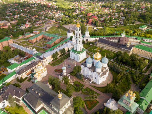 Aerial view of Trinity Lavra of St. Sergius, Sergiev Posad photo