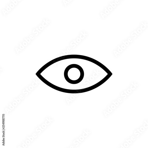 Eye icon. Visibility icon