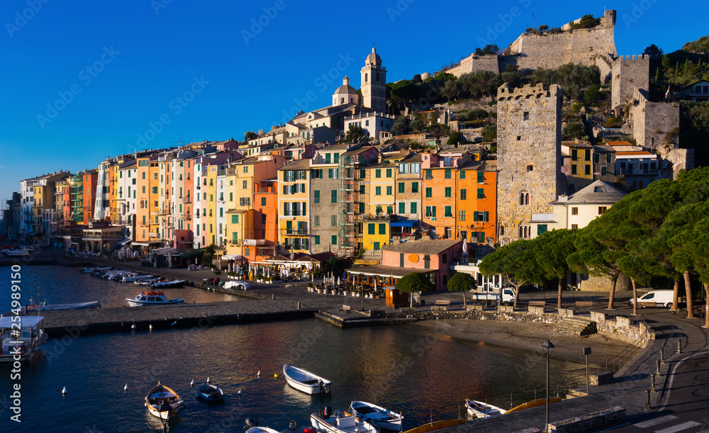 Portovenere on Ligurian seaside, Italy