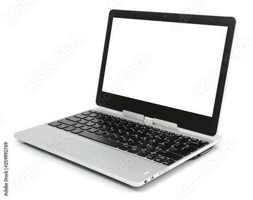 multifunctional laptop-transformer with blank screen