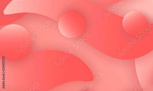 Coral color abstract background. Vector