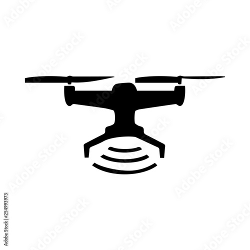 Drone icon. Fly caro sign