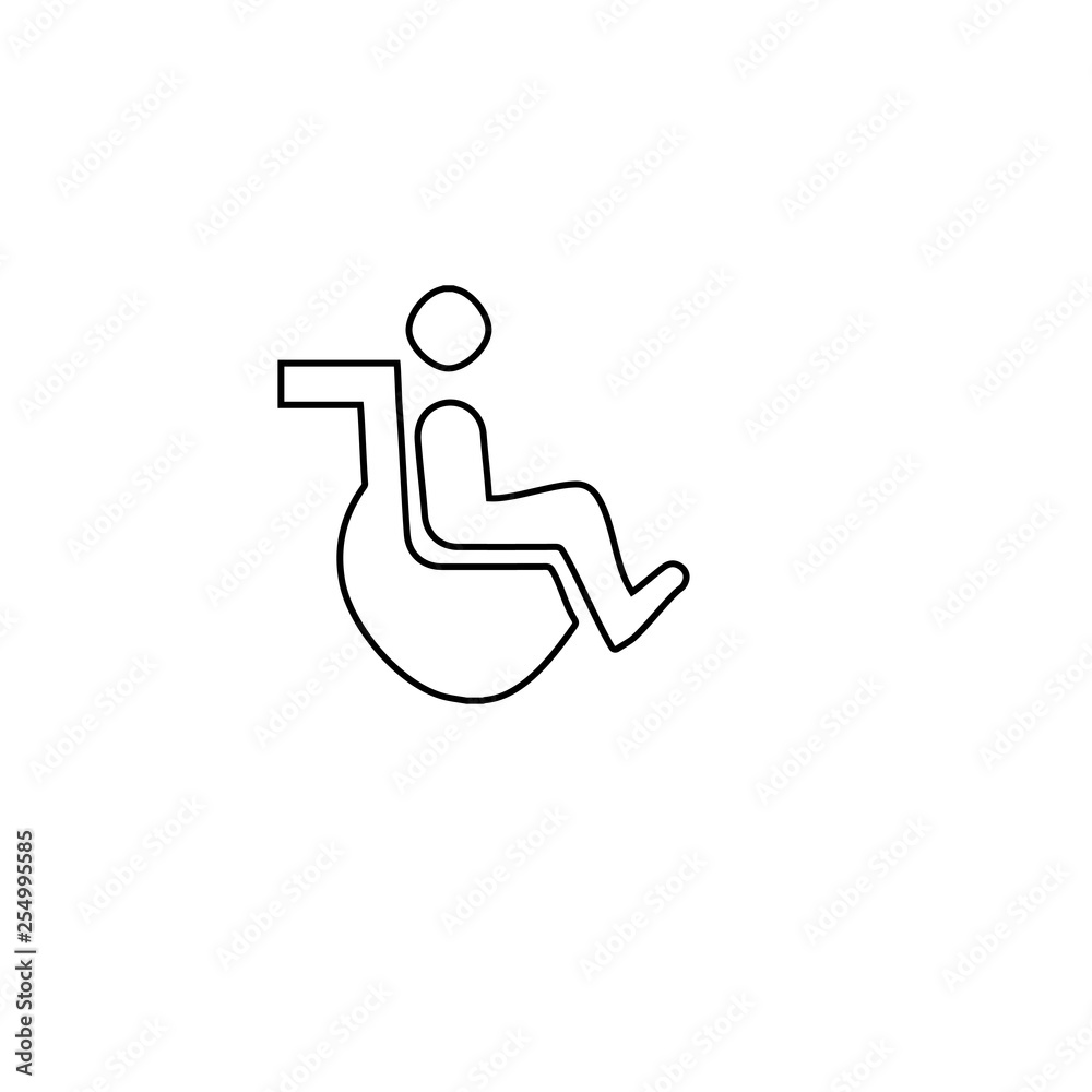 Invalid icon. Human disable sign Invalid icon. Human disable sign