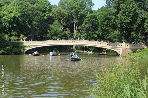 Bow Bridge, Central Park, New York photo