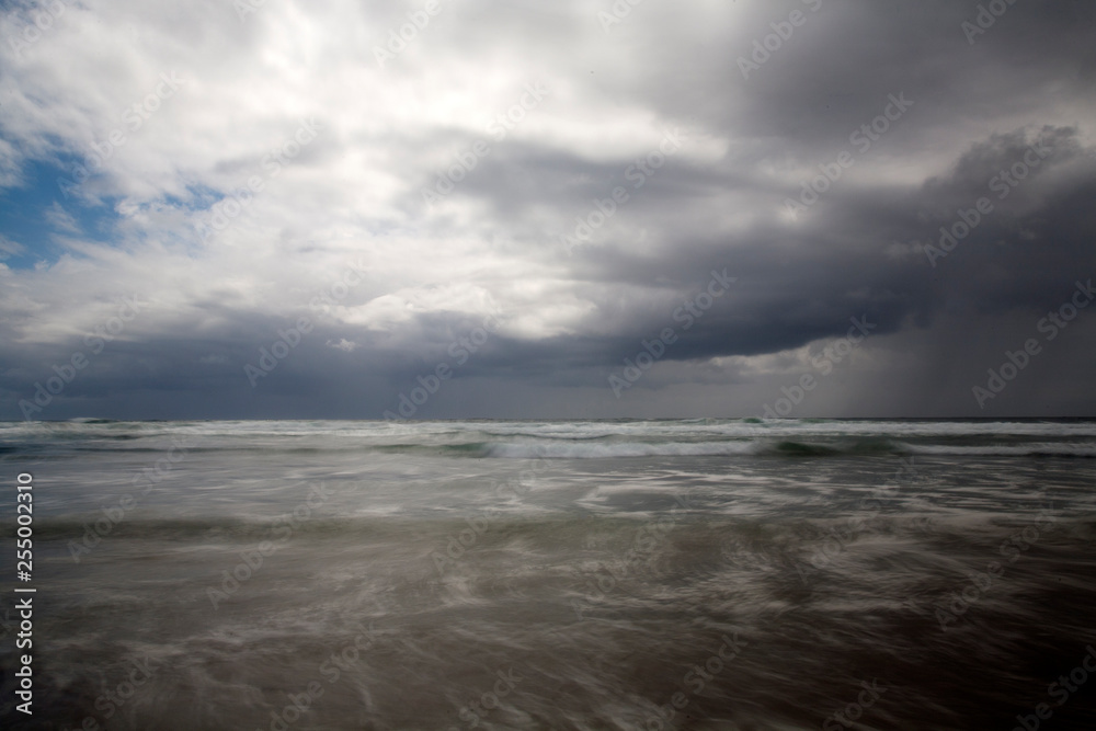 Clouds and seas