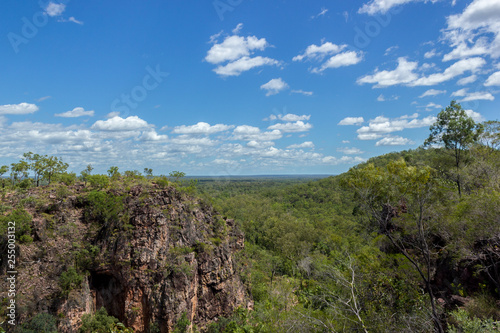 View from the top of the mountain in Litchfield and Kakadu National Park in Australia