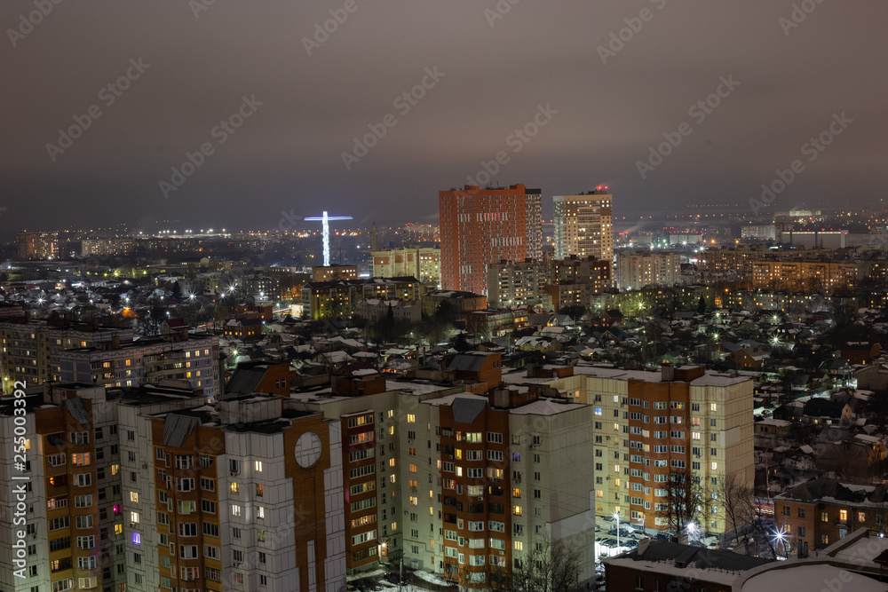 view of the night Ryazan