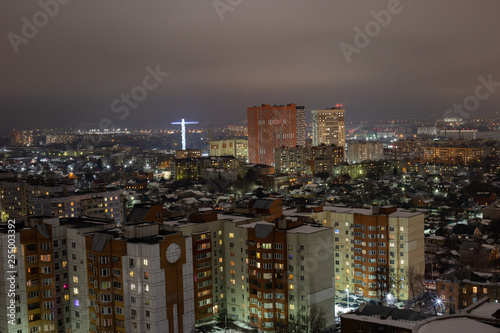 view of the night Ryazan
