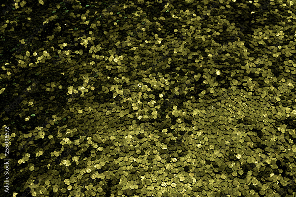 Large collection of coins in a pile
