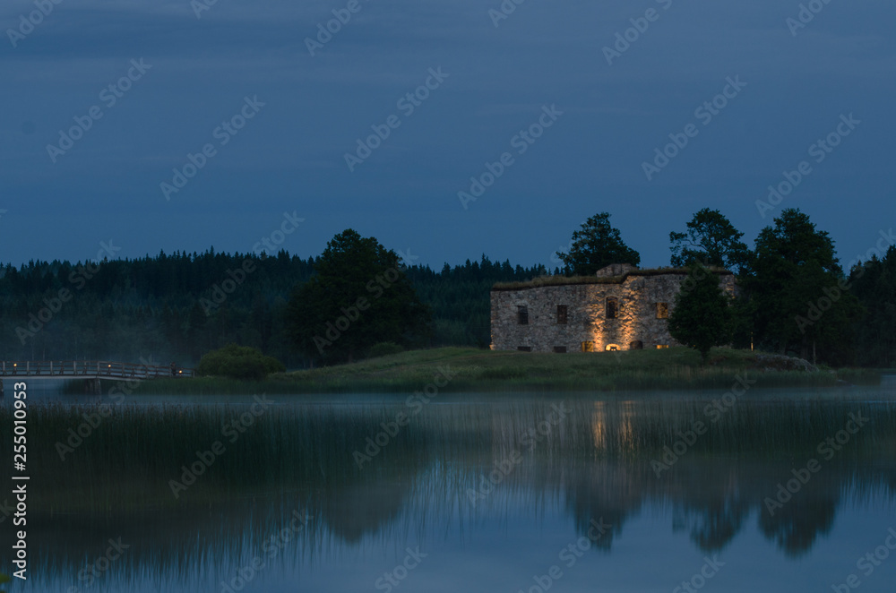 Obraz premium castle on the lake