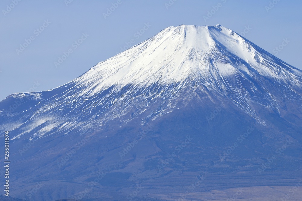 初冬の富士山