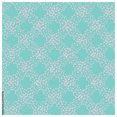 Animal print endless texture pattern of rhombuses.