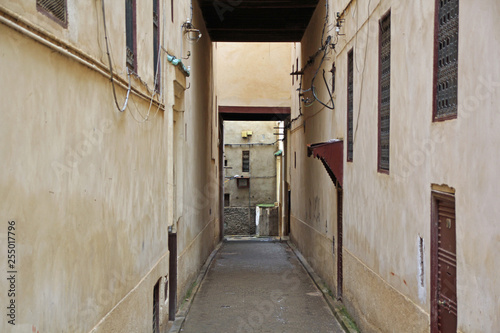 Narrow lanes and alleyways in Moroccan cities